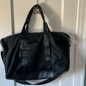 Black overnight bag